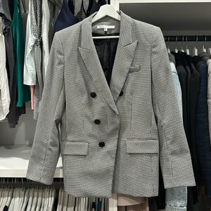 Veronica Beard Houndstooth Dickey Blazer